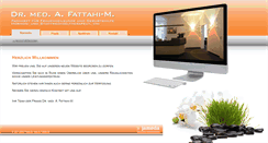 Desktop Screenshot of fattahi.de